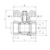 PERFEXIM KUREK KULOWY PERFEKT SYSTEM GWINT WW PHA-002 1/2" 00-002-0150-000
